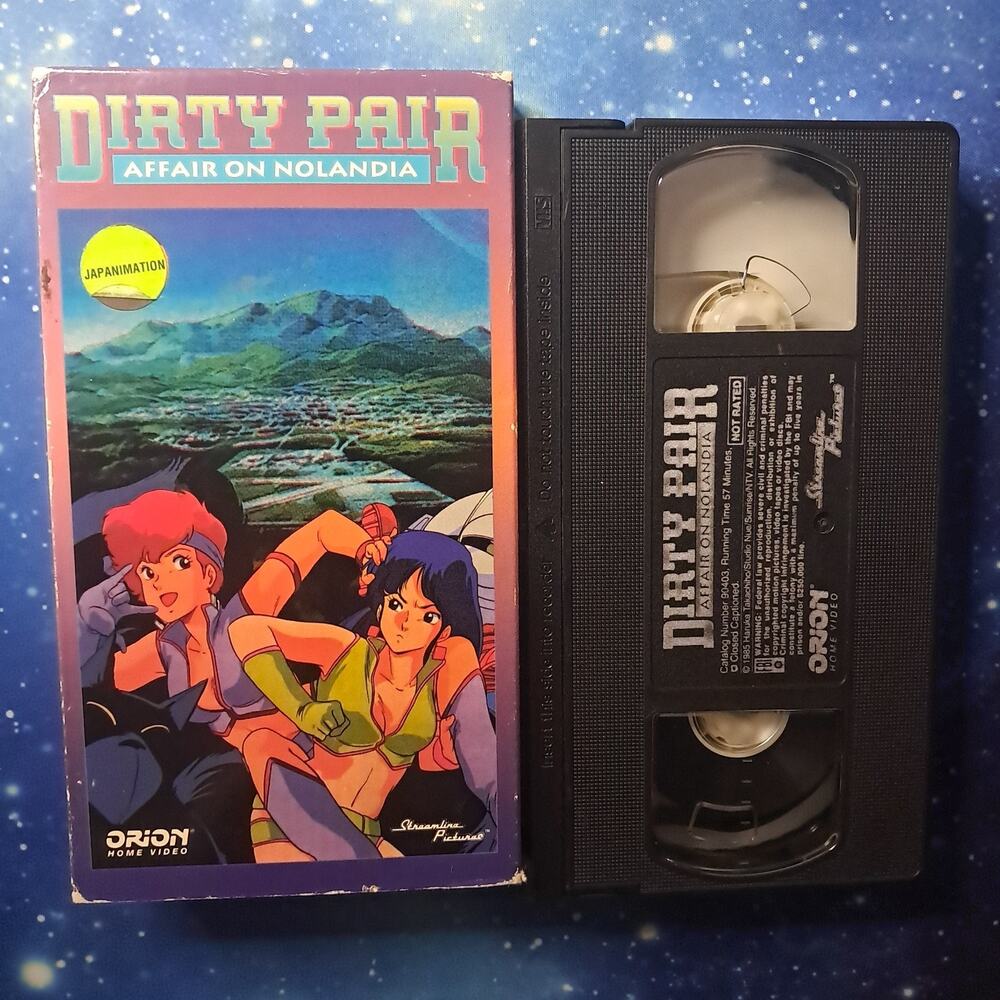 Dirty Pair - Affair of Nolandia (VHS, 1994)